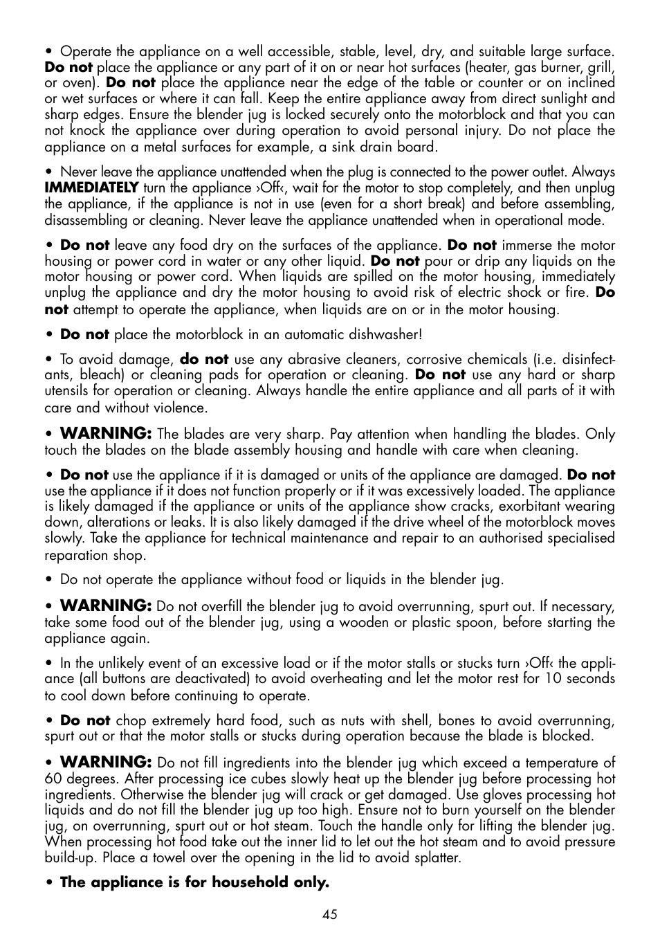 Gastroback 41006 Design Mixer Advanced Pro User Manual | Page 7 / 34
