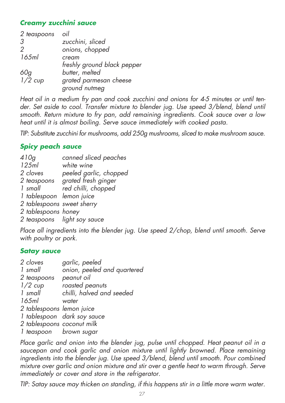 Gastroback 41000 Design Mixer Advanced User Manual | Page 27 / 44