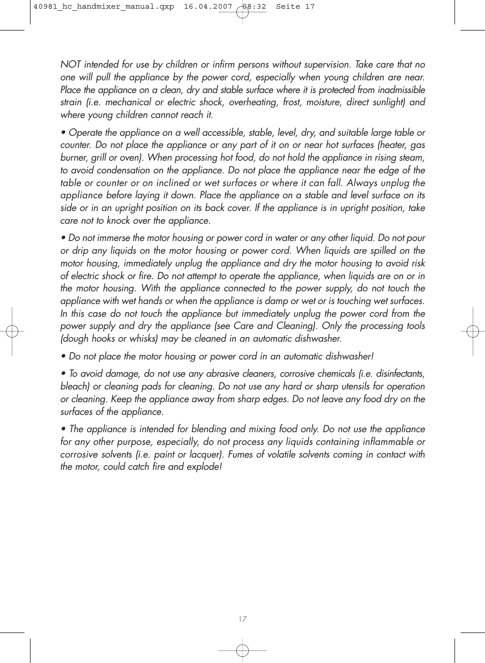 Gastroback 40981 Hand Mixer Digital Home Culture User Manual | Page 5 / 12