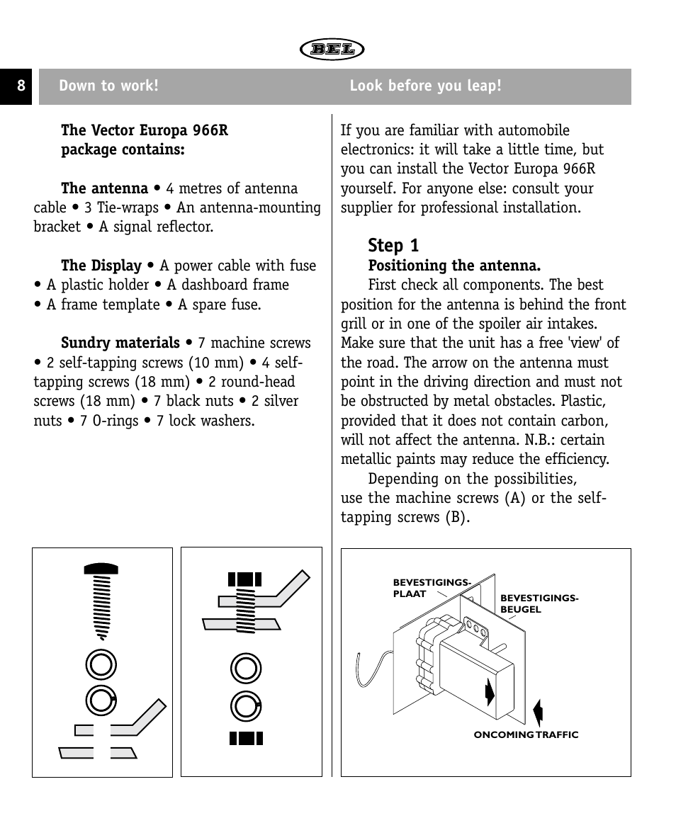 Step 1 | Beltronics 966R User Manual | Page 8 / 12