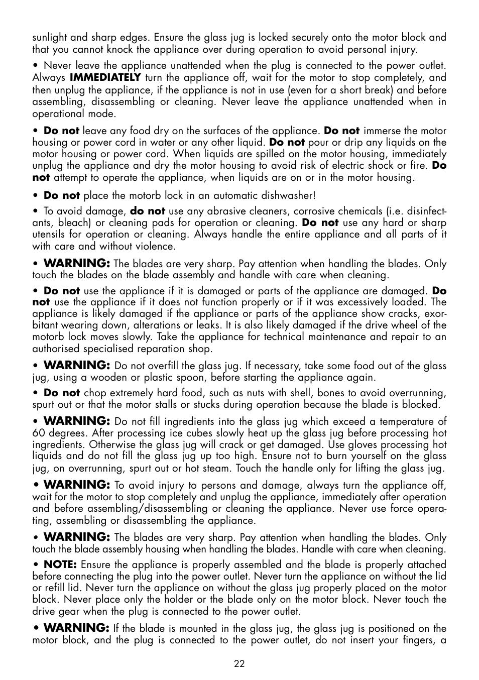 Gastroback 40898 Vital Mixer Basic User Manual | Page 6 / 16