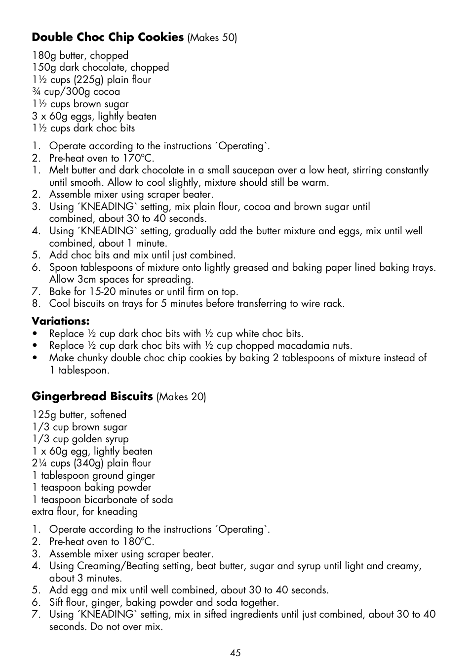 Gastroback 40979 Design Stand Mixer Advanced Pro User Manual | Page 17 / 24