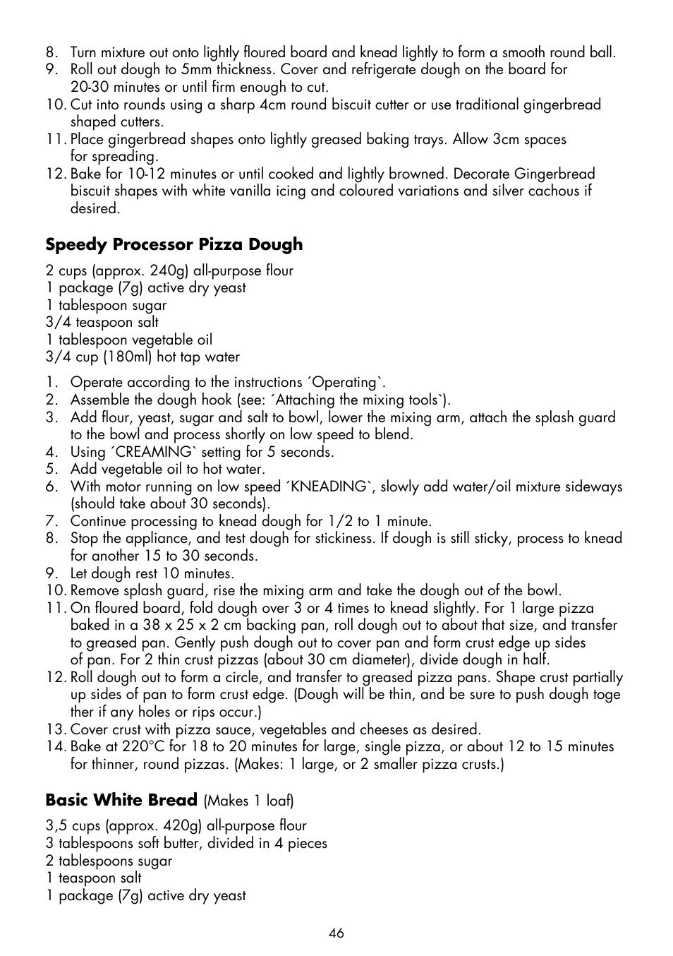 Gastroback 40979 Design Stand Mixer Advanced Pro User Manual | Page 18 / 24