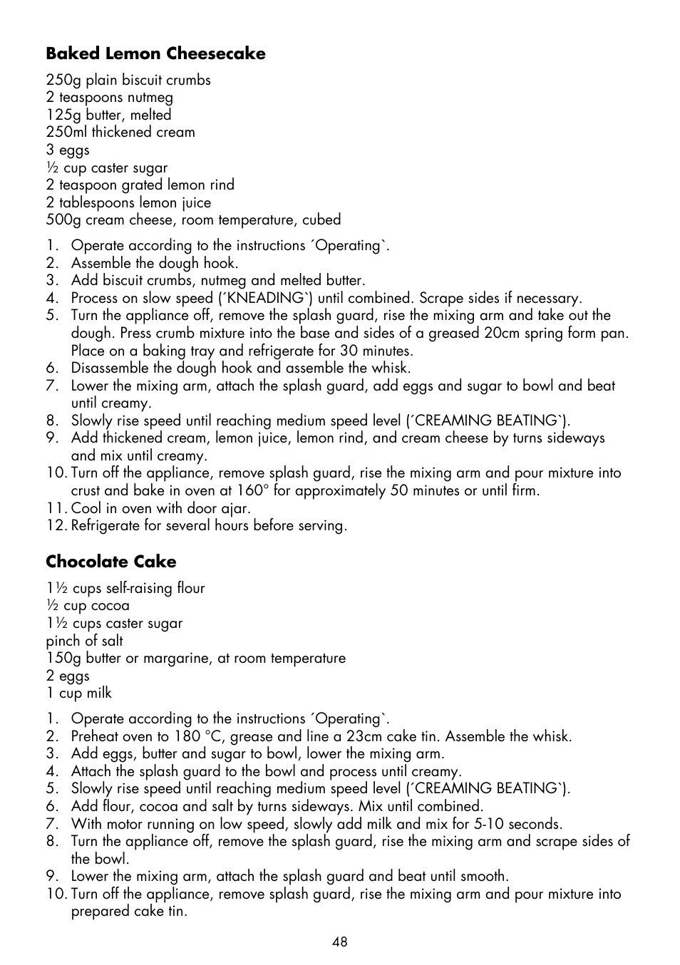 Gastroback 40979 Design Stand Mixer Advanced Pro User Manual | Page 20 / 24