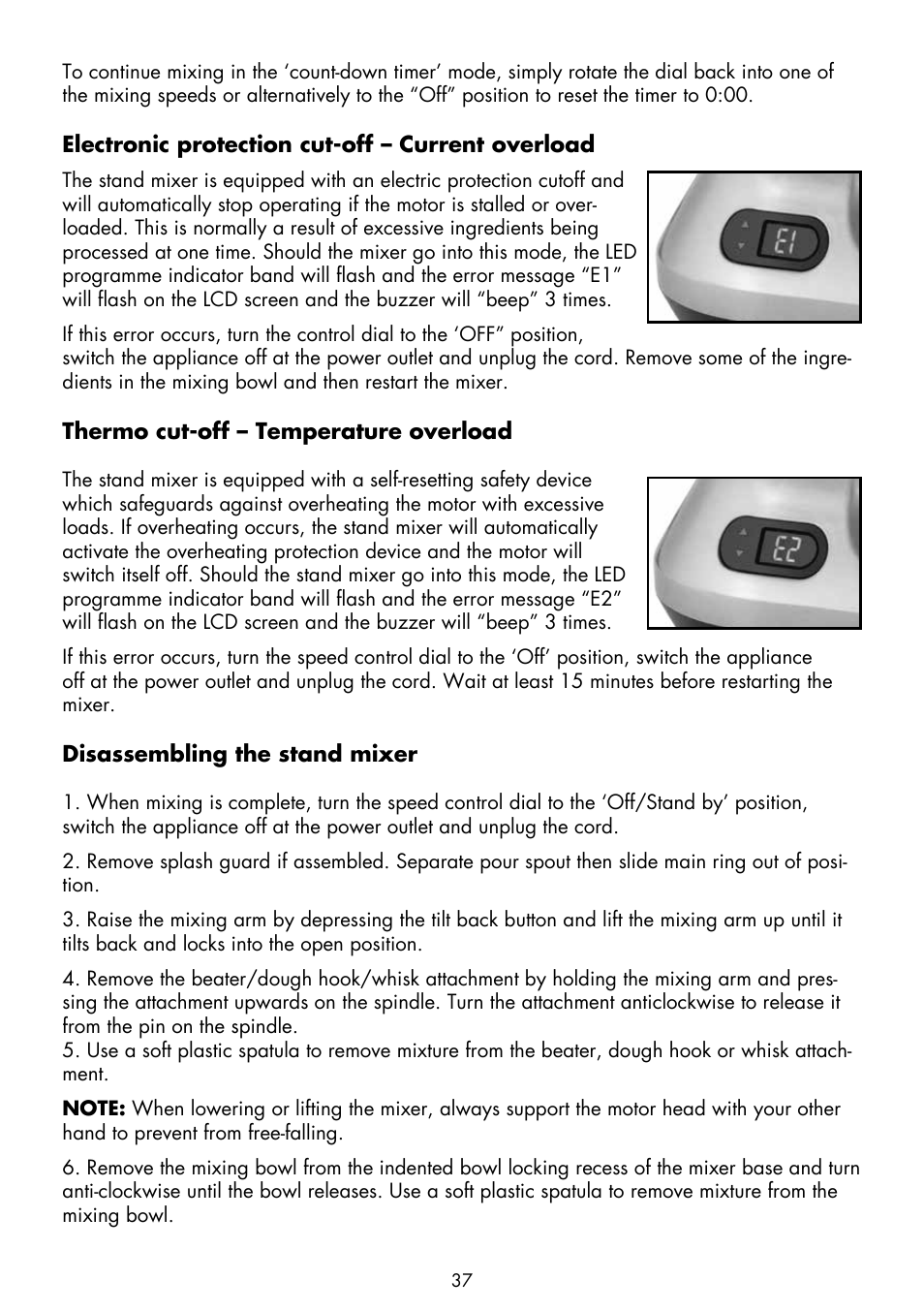 Gastroback 40979 Design Stand Mixer Advanced Pro User Manual | Page 9 / 24