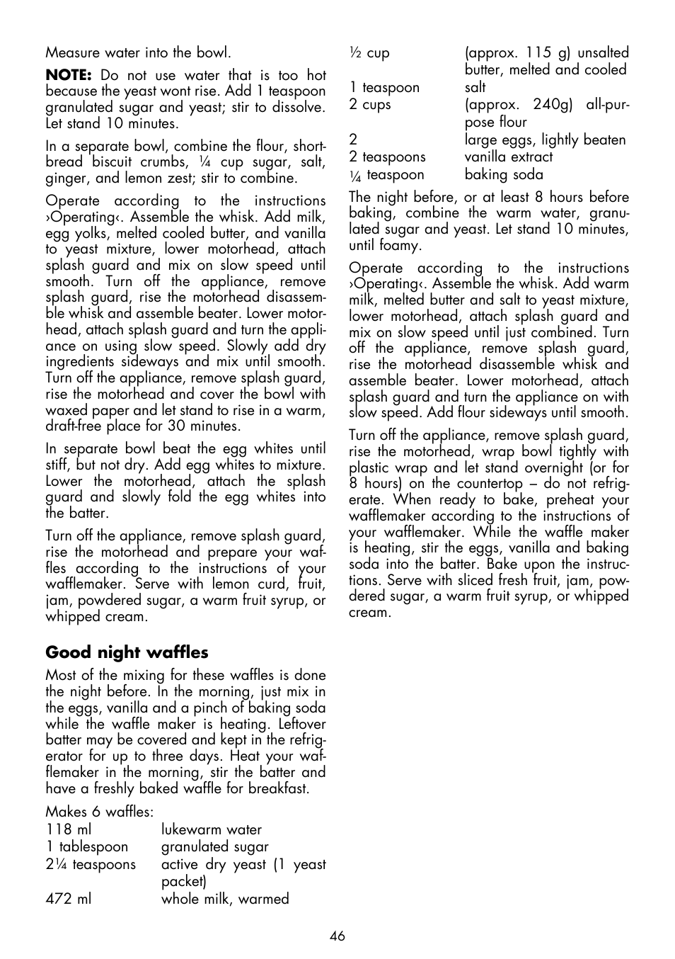 Gastroback 40969 Design Stand Mixer Advanced User Manual | Page 20 / 22