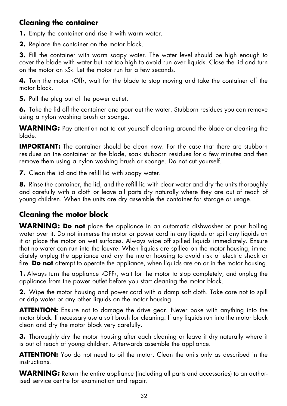 Gastroback 40985 Design Classic Digital Mixer User Manual | Page 14 / 16