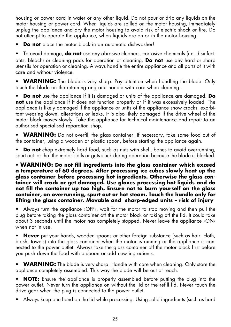 Gastroback 40985 Design Classic Digital Mixer User Manual | Page 7 / 16