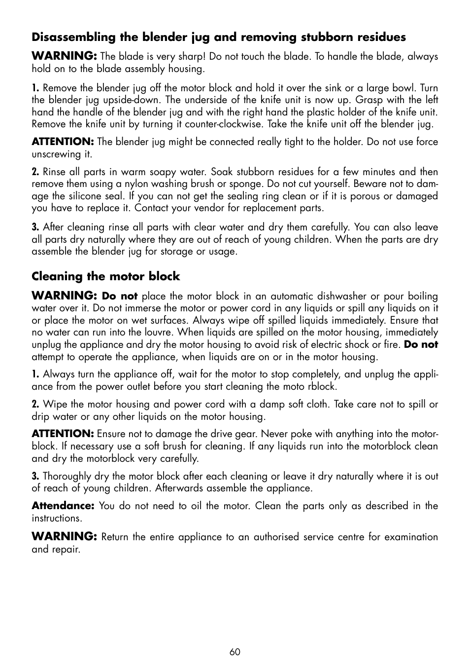 Gastroback 40986 Vital Mixer Pro User Manual | Page 20 / 36