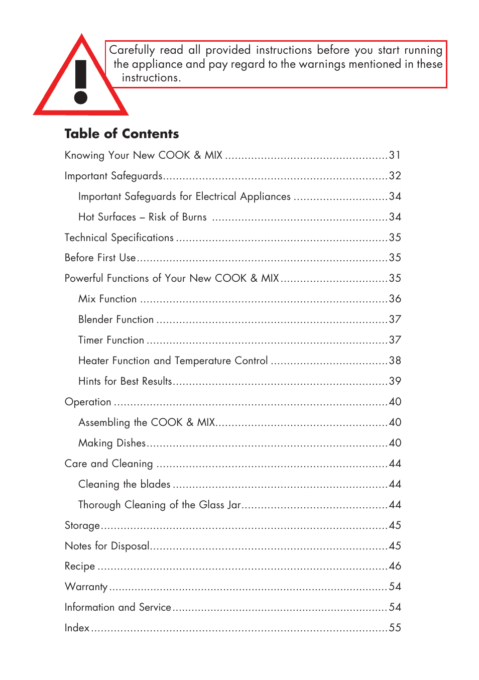 Gastroback 41019 - Cook & Mix User Manual | Page 2 / 28