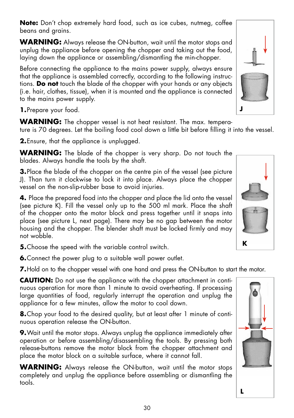 Gastroback 40975 Design Hand Blender Advanced Pro User Manual | Page 13 / 17