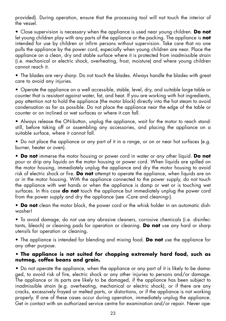Gastroback 40975 Design Hand Blender Advanced Pro User Manual | Page 6 / 17