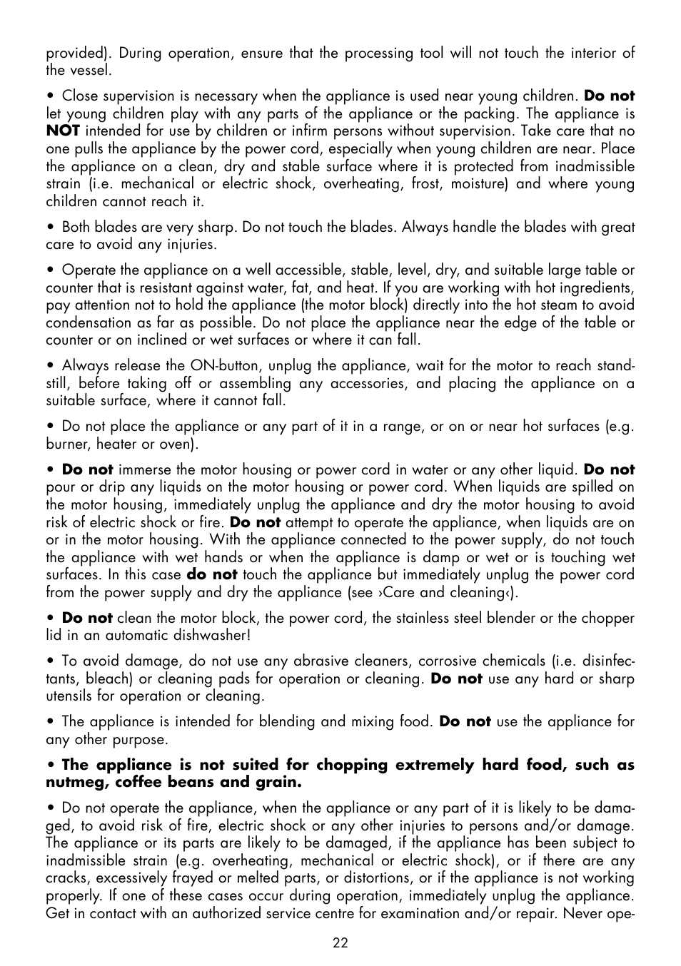 Gastroback 40974 Design Hand Blender Advanced User Manual | Page 6 / 14
