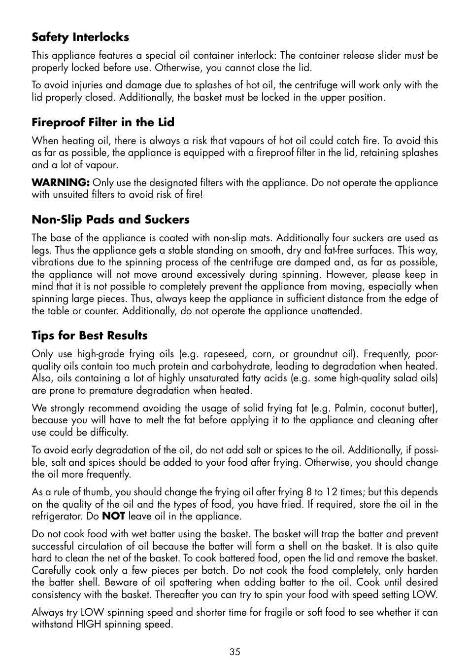 Gastroback 42580 Vita-Spin-Fryer User Manual | Page 11 / 23