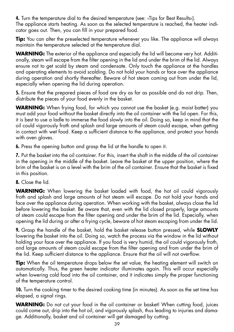 Gastroback 42580 Vita-Spin-Fryer User Manual | Page 15 / 23