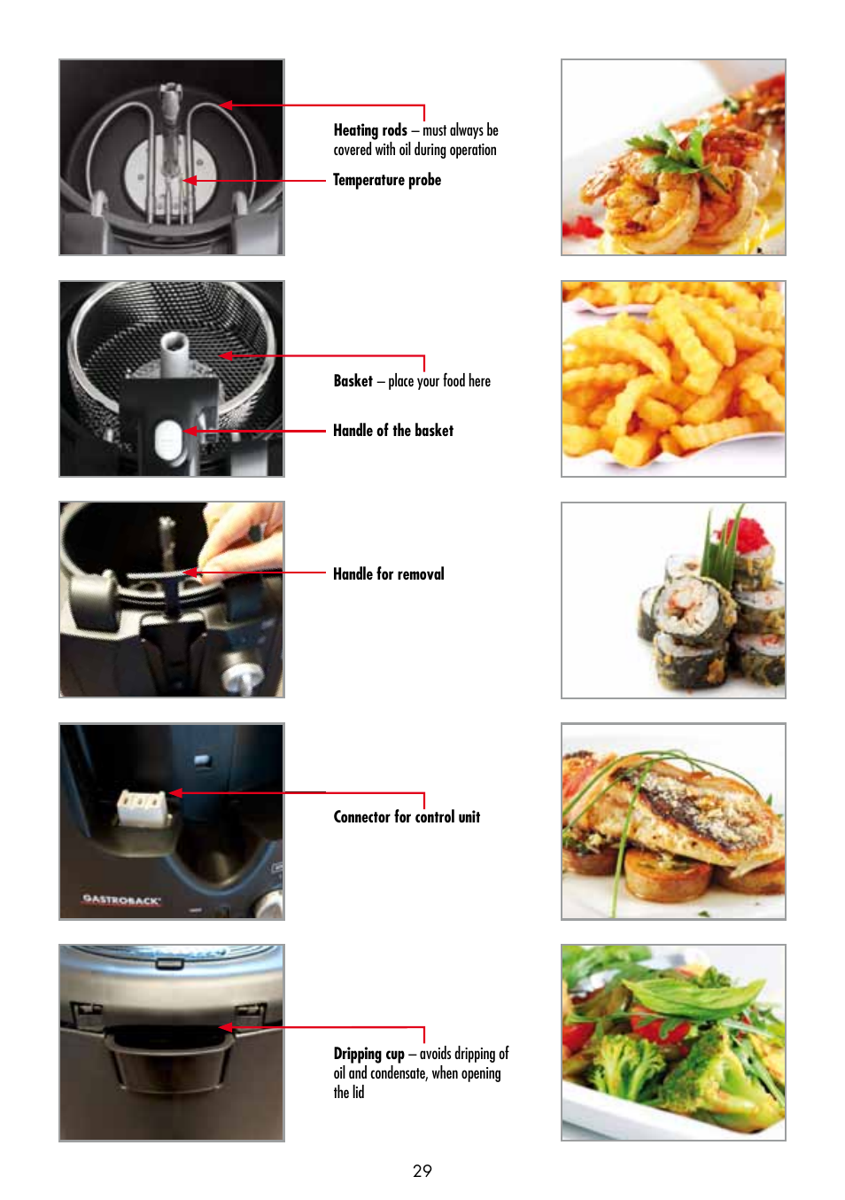 Gastroback 42580 Vita-Spin-Fryer User Manual | Page 5 / 23