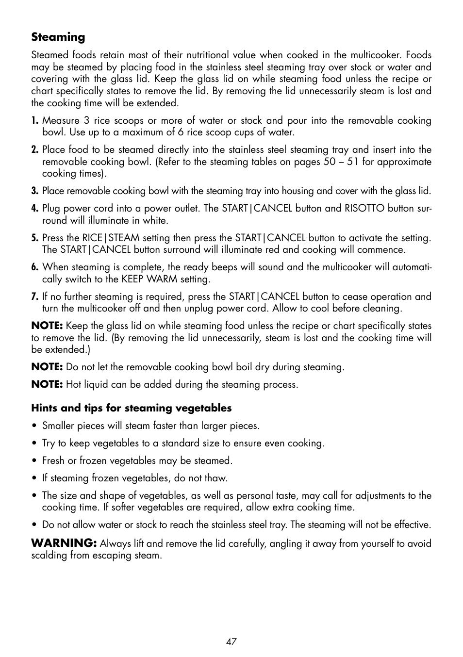 Gastroback 42538 Design Multicooker Advanced User Manual | Page 15 / 30