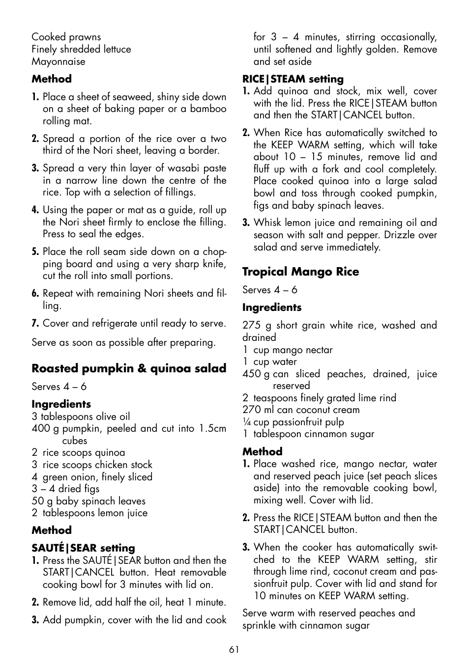 Gastroback 42538 Design Multicooker Advanced User Manual | Page 29 / 30