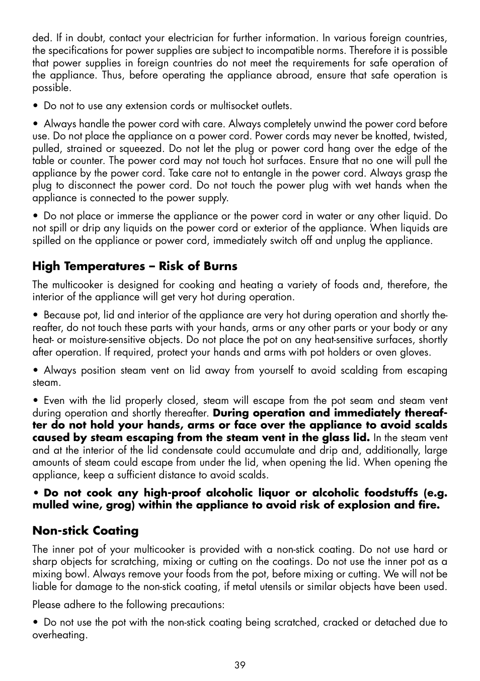 Gastroback 42538 Design Multicooker Advanced User Manual | Page 7 / 30