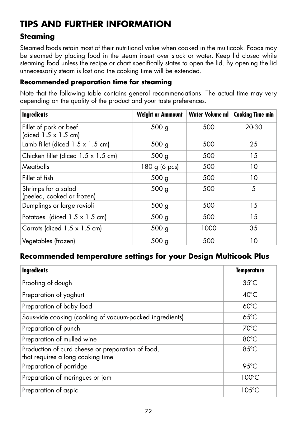 Tips and further information | Gastroback 42526 Design Multicook Plus User Manual | Page 30 / 38
