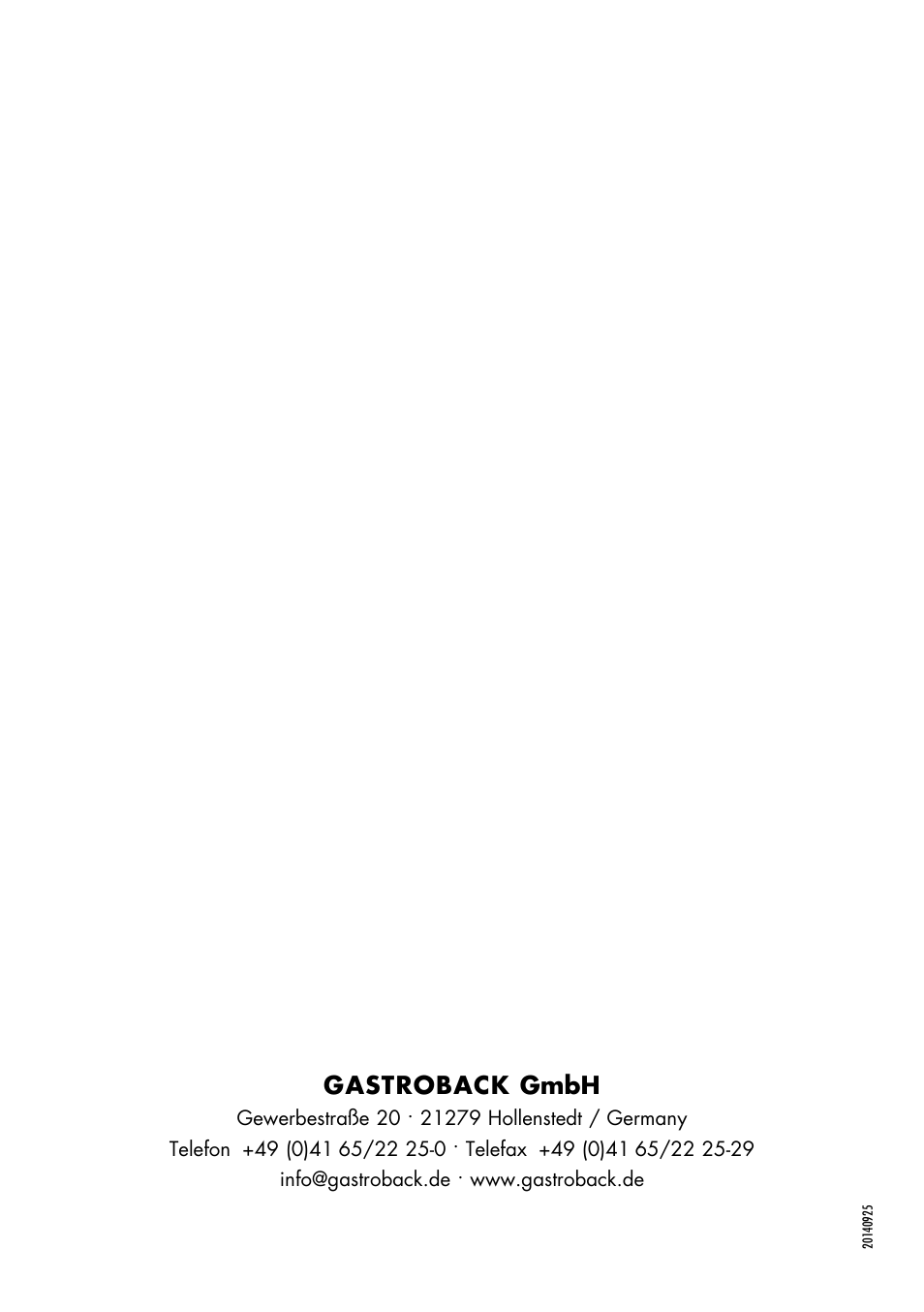 Gastroback gmbh | Gastroback 42526 Design Multicook Plus User Manual | Page 38 / 38