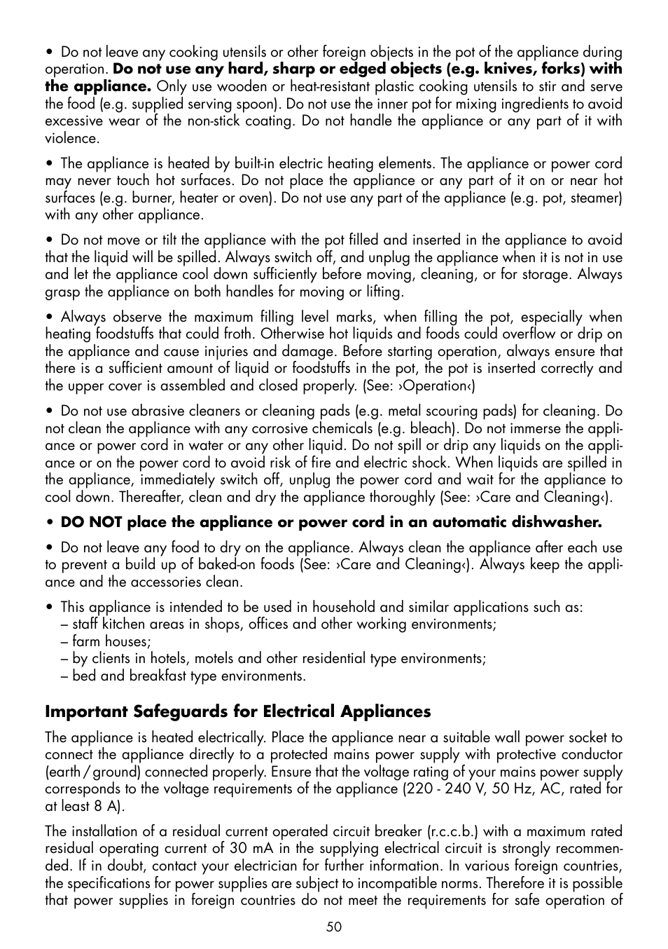 Gastroback 42526 Design Multicook Plus User Manual | Page 8 / 38