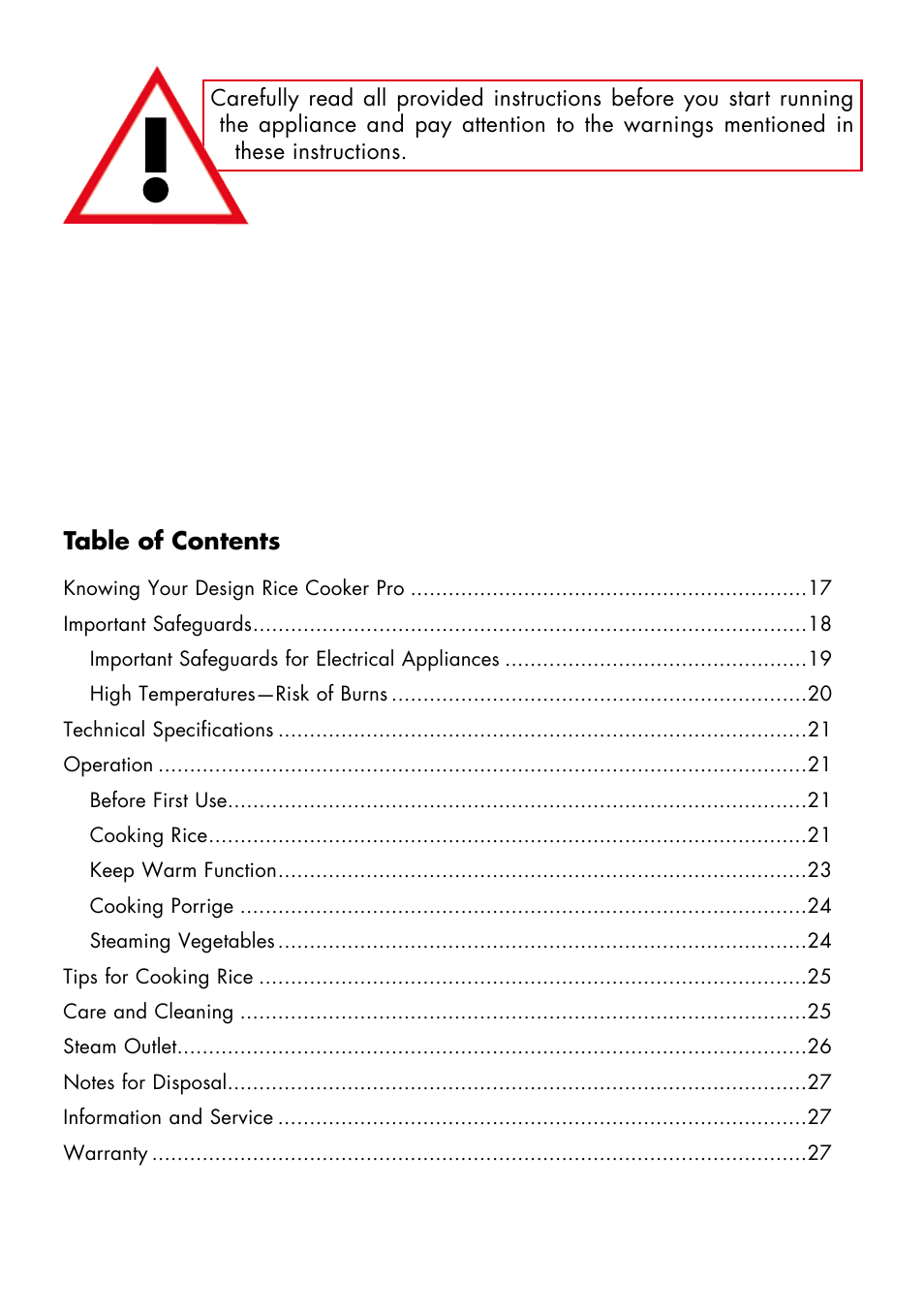 Gastroback 42518 Design Rice Cooker Pro User Manual | Page 2 / 14