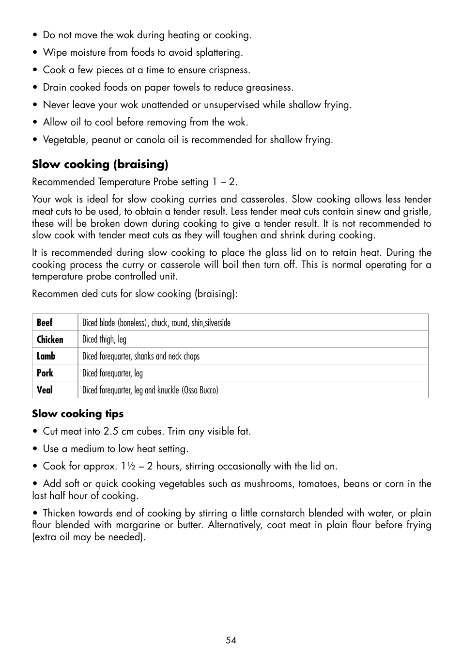 Gastroback 42515 Design Wok Advanced Pro User Manual | Page 16 / 34