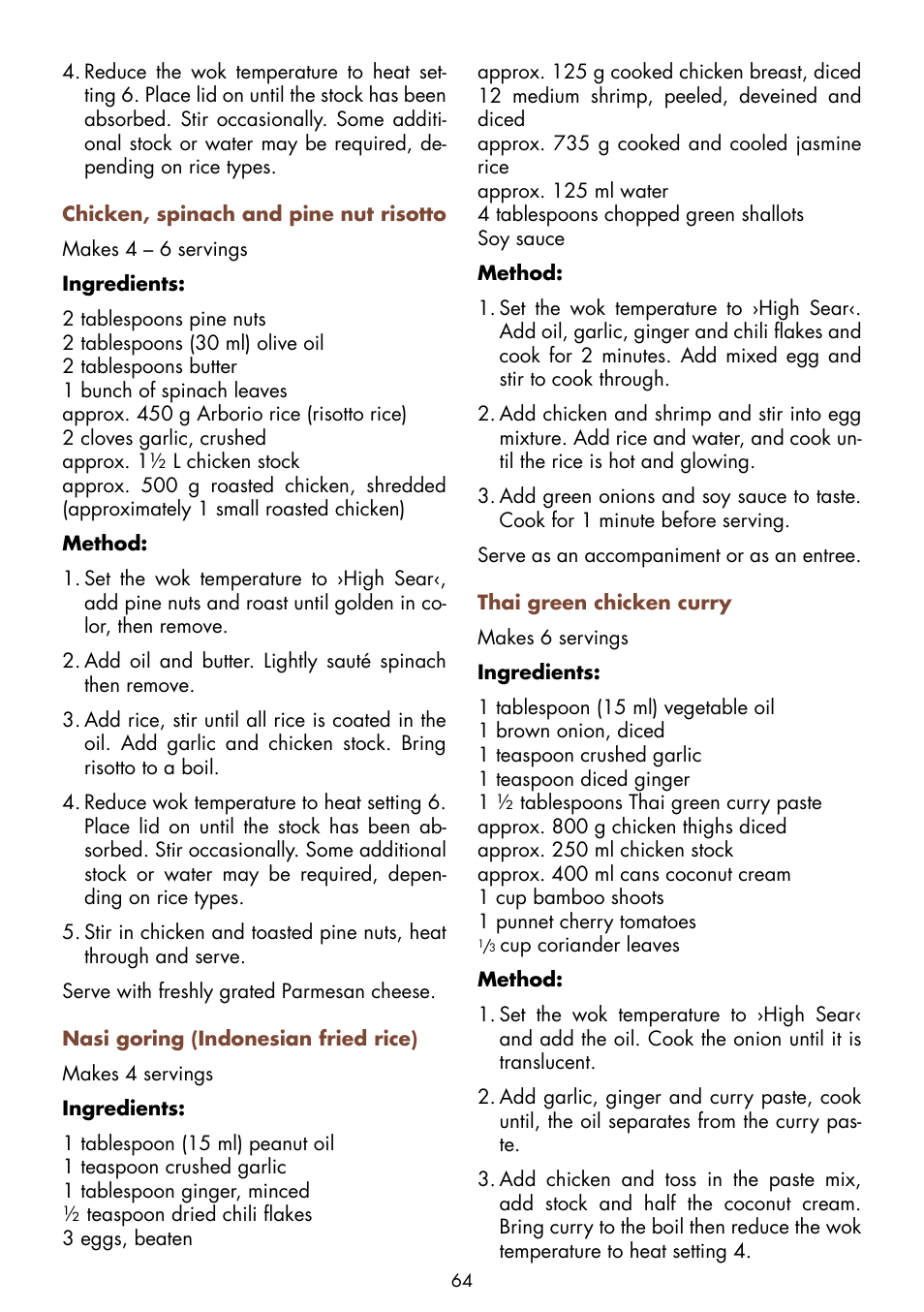 Gastroback 42515 Design Wok Advanced Pro User Manual | Page 26 / 34