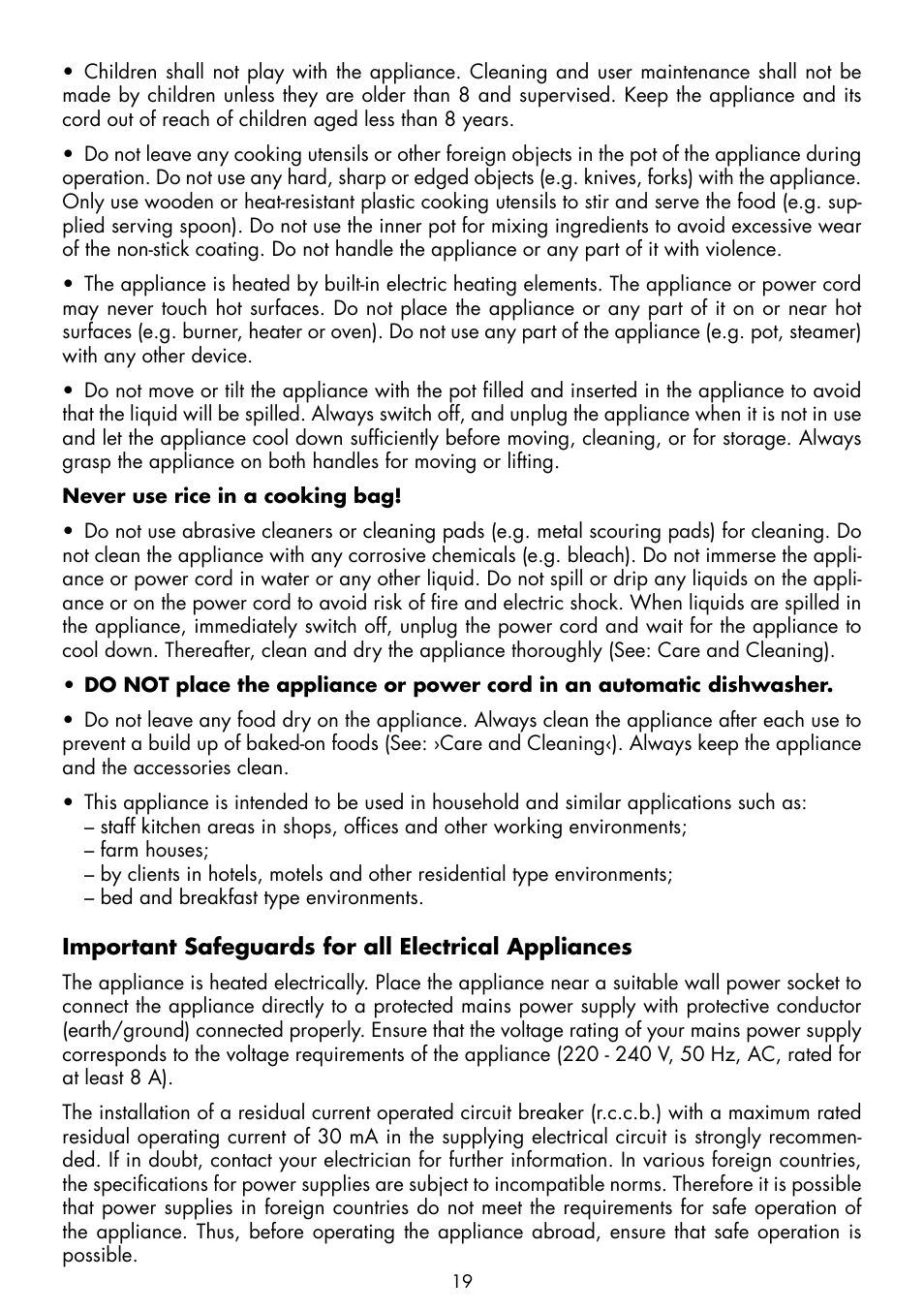 Gastroback 42507 Design Rice Cooker User Manual | Page 5 / 14