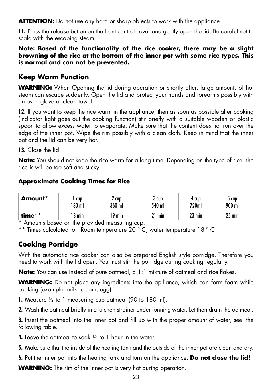 Gastroback 42507 Design Rice Cooker User Manual | Page 9 / 14