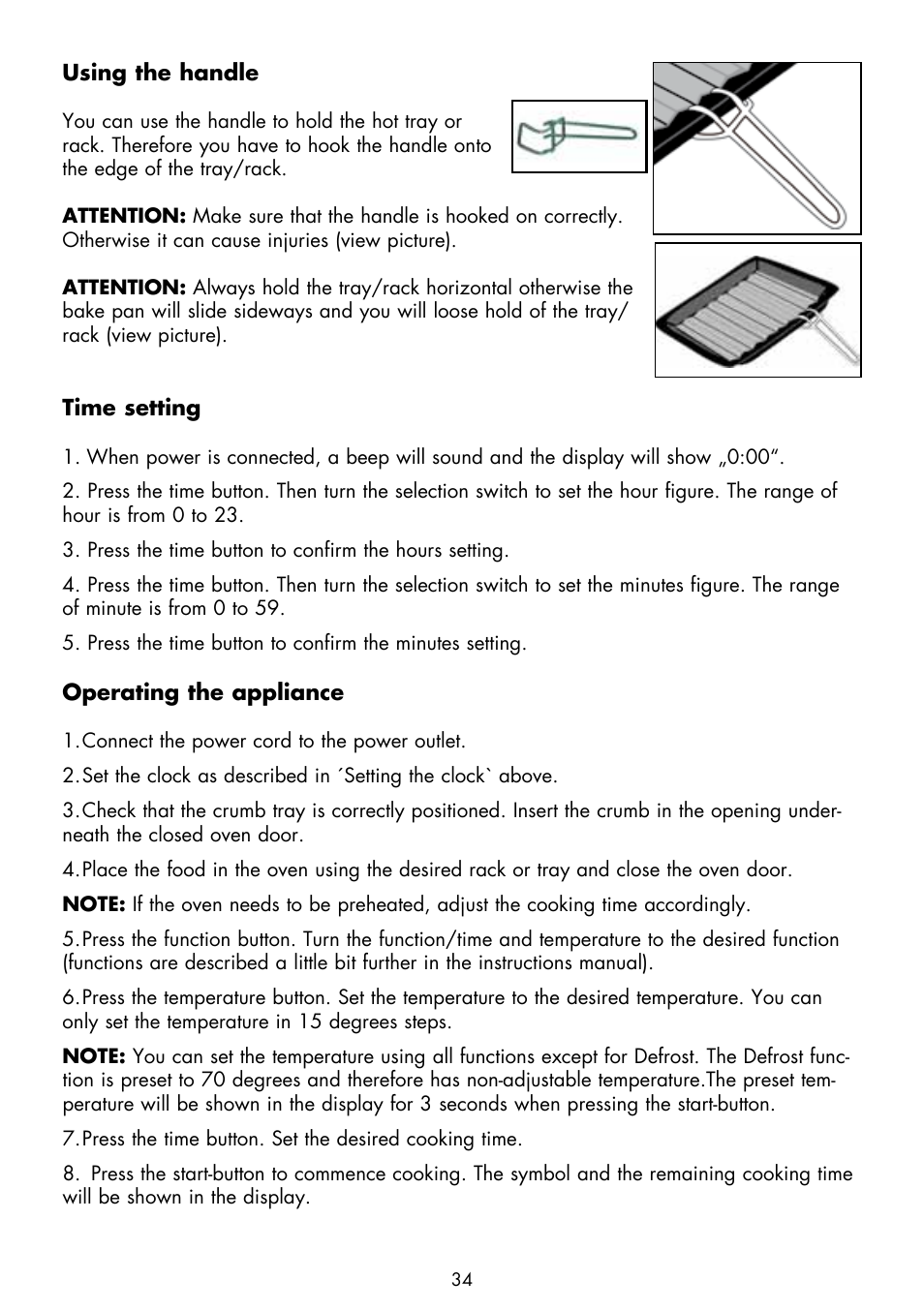 Gastroback 42812 Design Bistro Oven Advanced 28L User Manual | Page 10 / 22