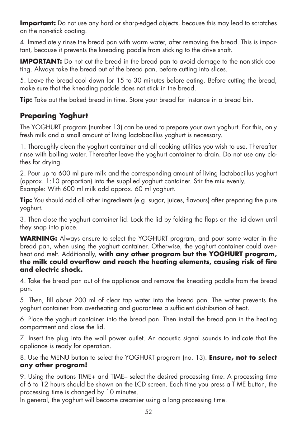 Gastroback 42820 Design Bread Maker Plus User Manual | Page 20 / 32