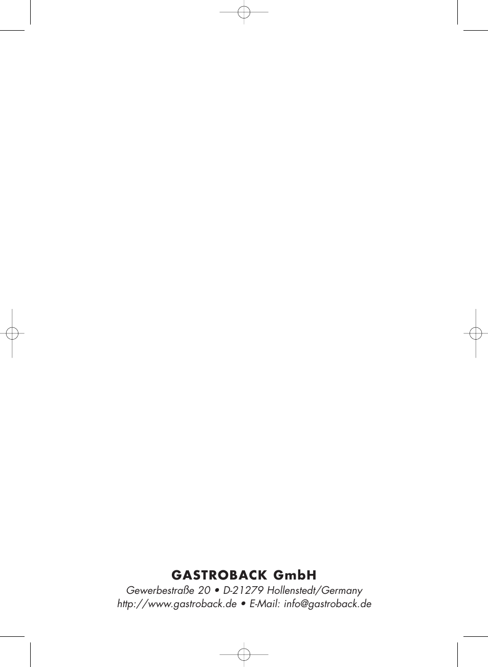 Gastroback gmbh | Gastroback 98102 Food Slicer/Shredder Attachment User Manual | Page 12 / 12