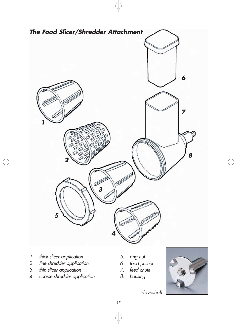 Gastroback 98102 Food Slicer/Shredder Attachment User Manual | Page 3 / 12