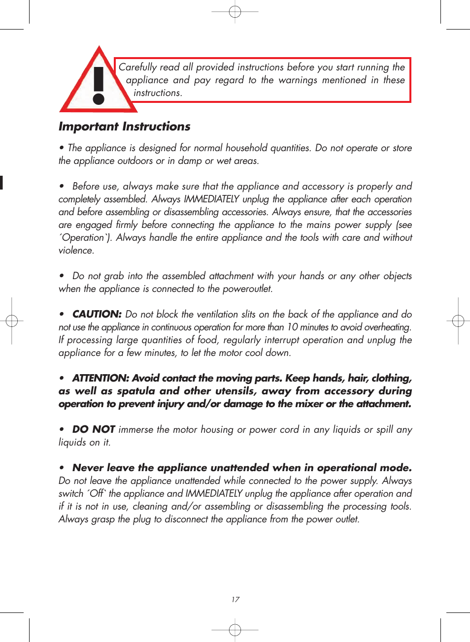 Gastroback 98101 Meat Grinder / Cookie Attachment User Manual | Page 2 / 16