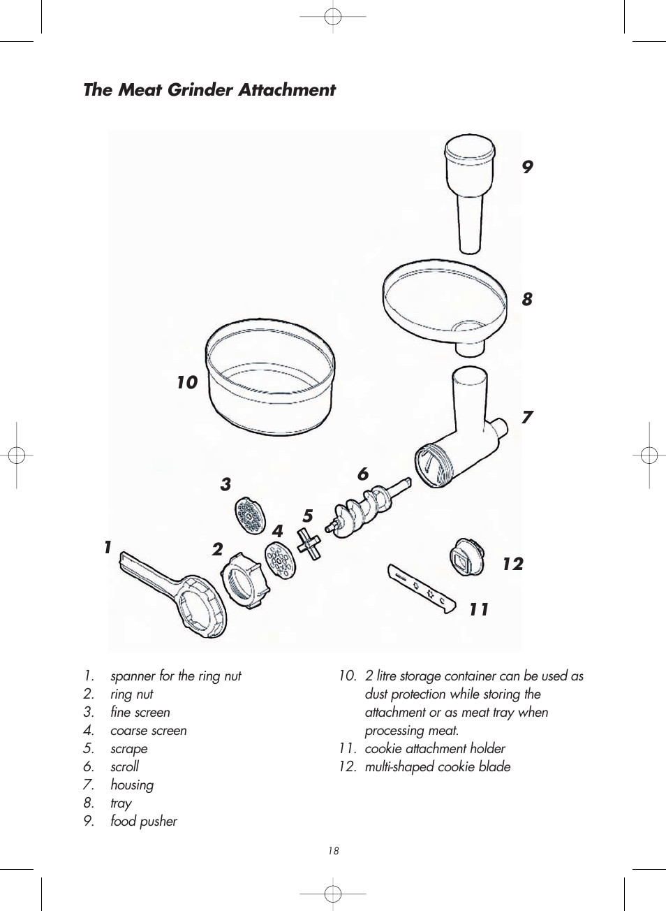 Gastroback 98101 Meat Grinder / Cookie Attachment User Manual | Page 3 / 16