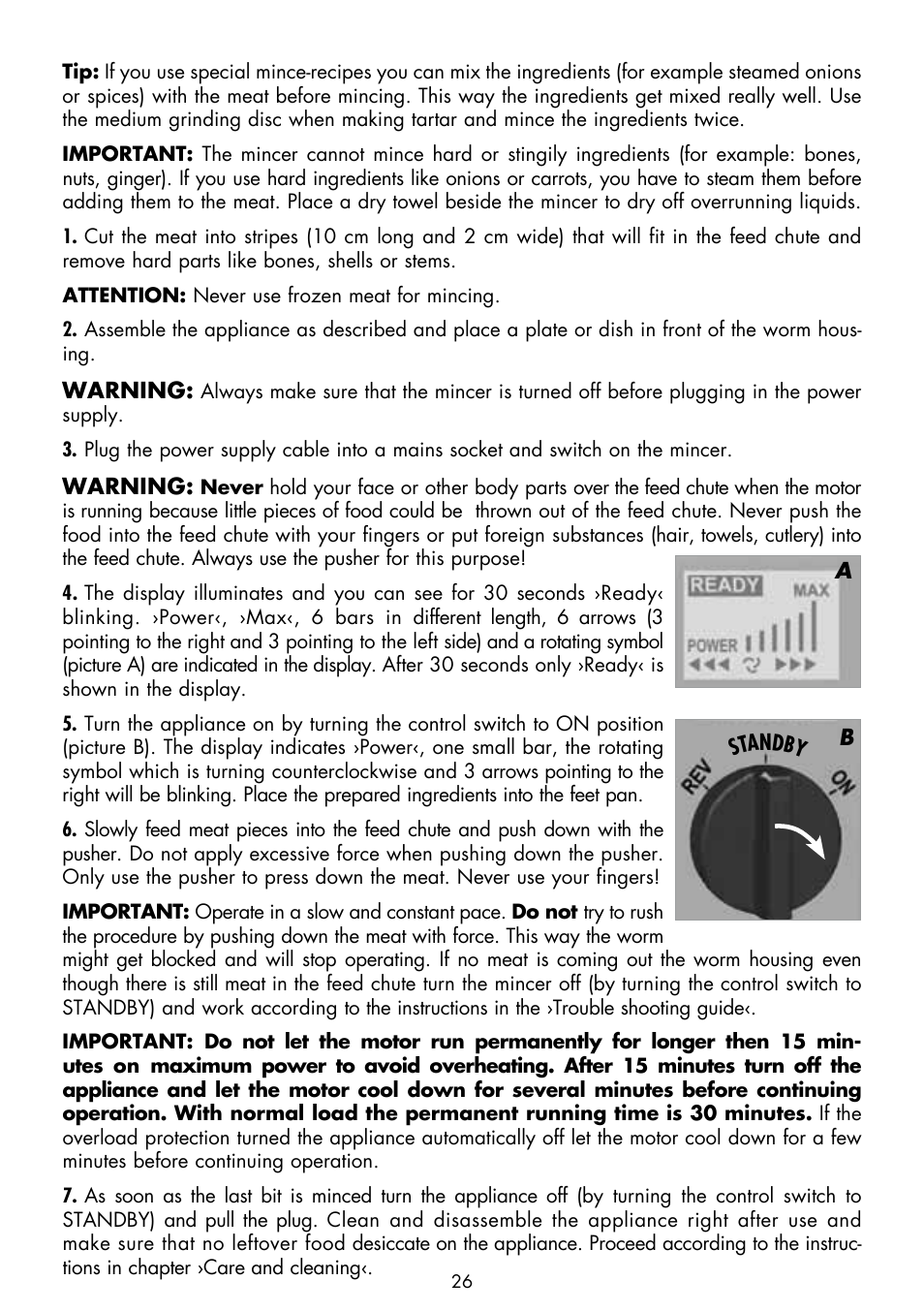 Gastroback 41409 Design Mincer Advanced (standard size 8) User Manual | Page 10 / 16