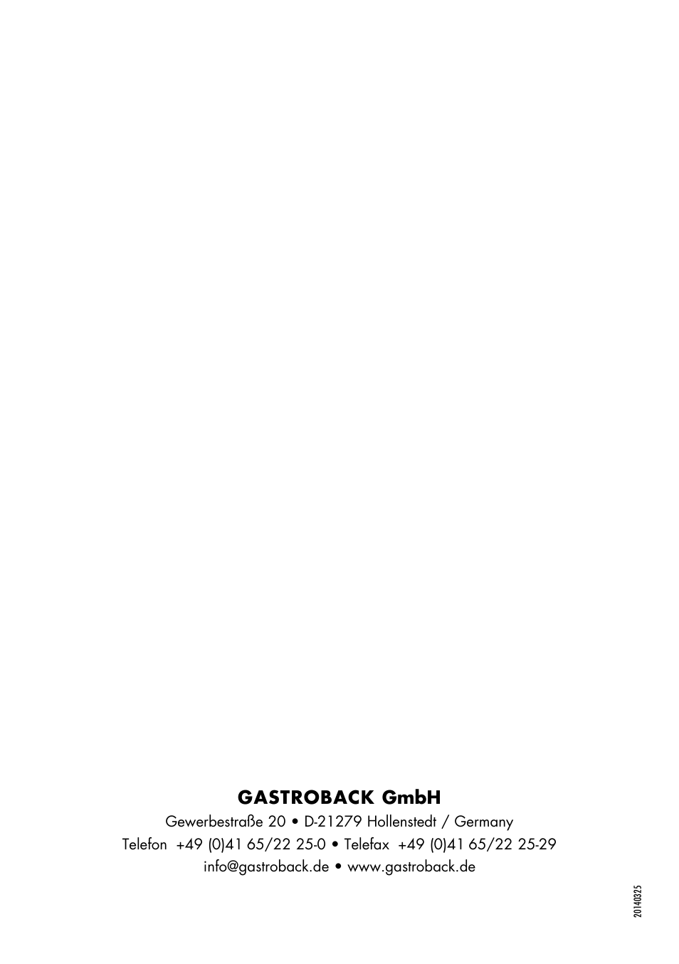 Gastroback gmbh | Gastroback 41409 Design Mincer Advanced (standard size 8) User Manual | Page 16 / 16