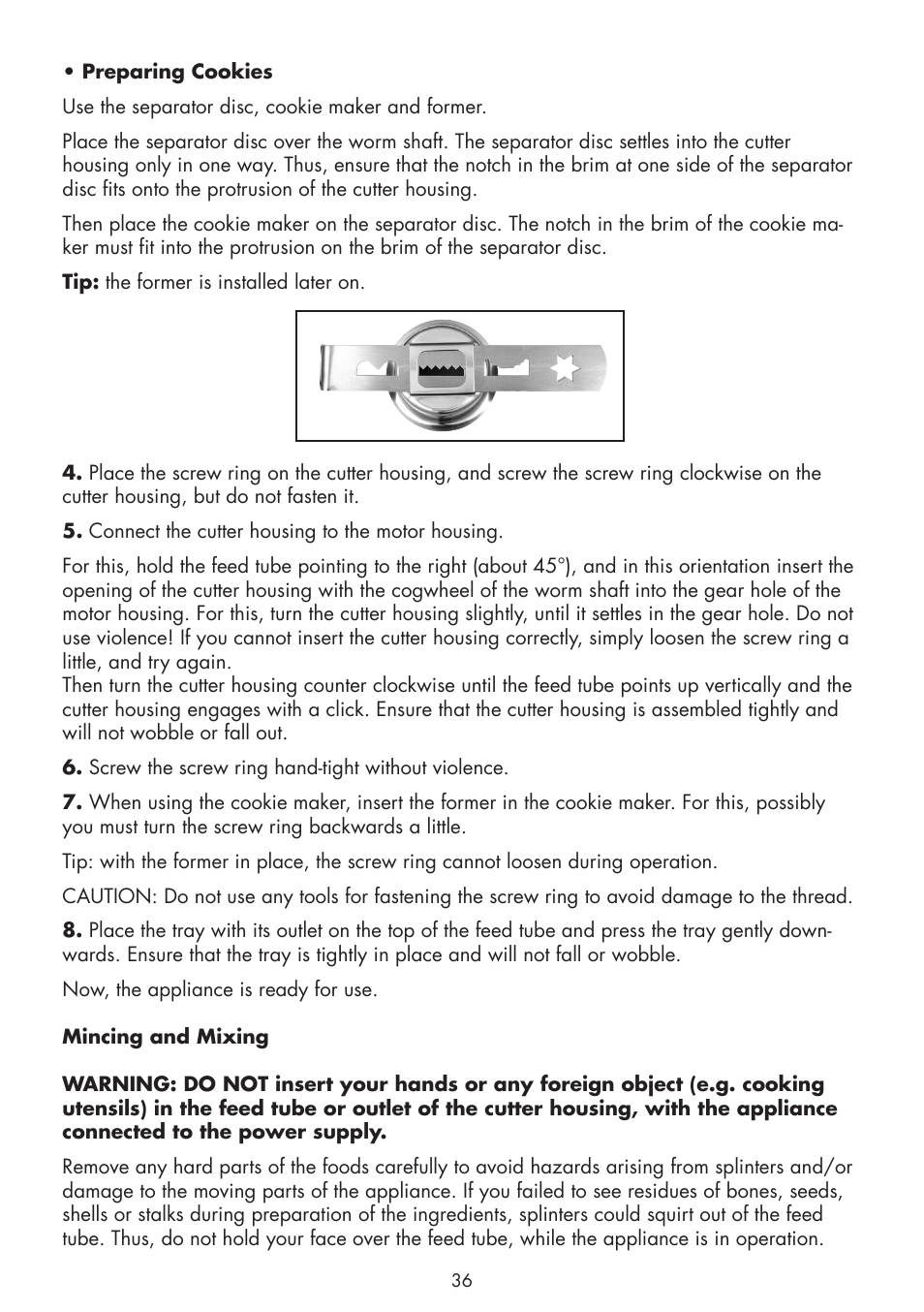 Gastroback 41408 Design Mincer Pro M User Manual | Page 12 / 23