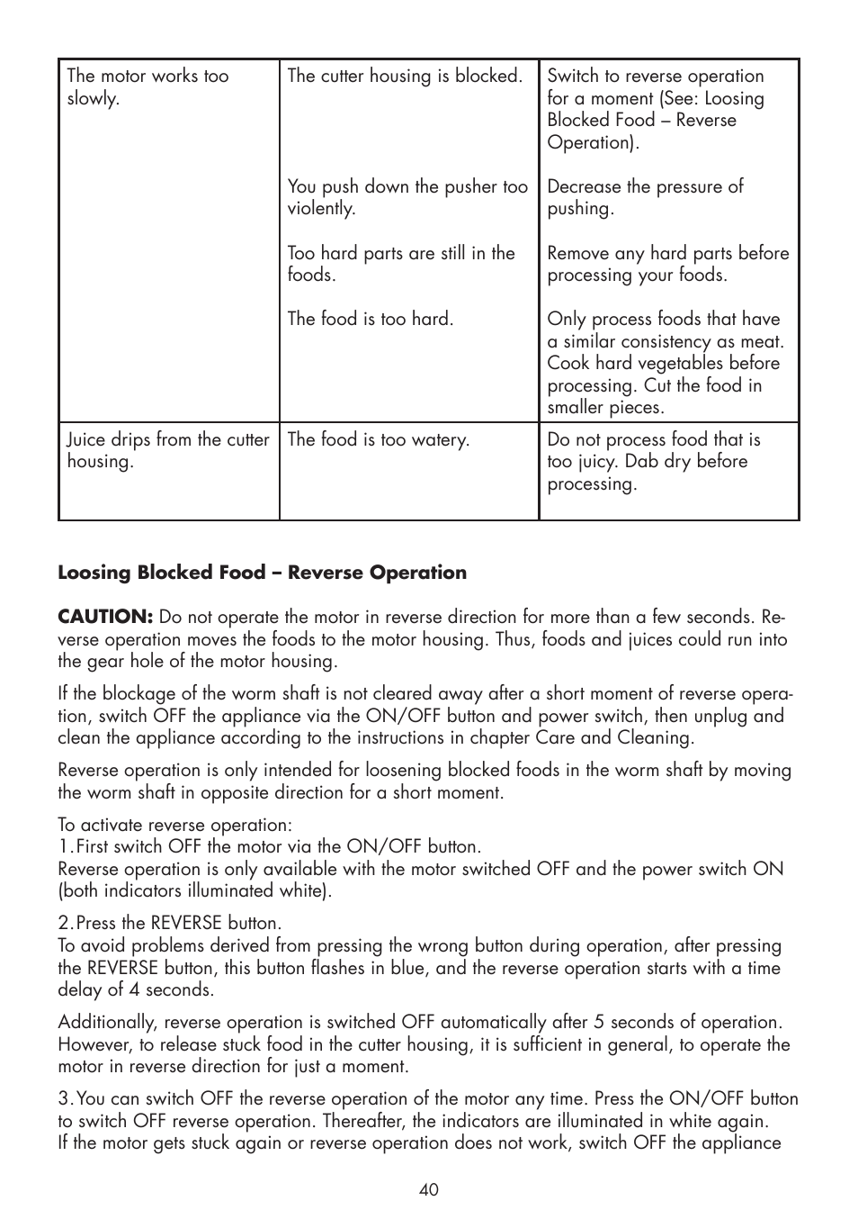 Gastroback 41408 Design Mincer Pro M User Manual | Page 16 / 23