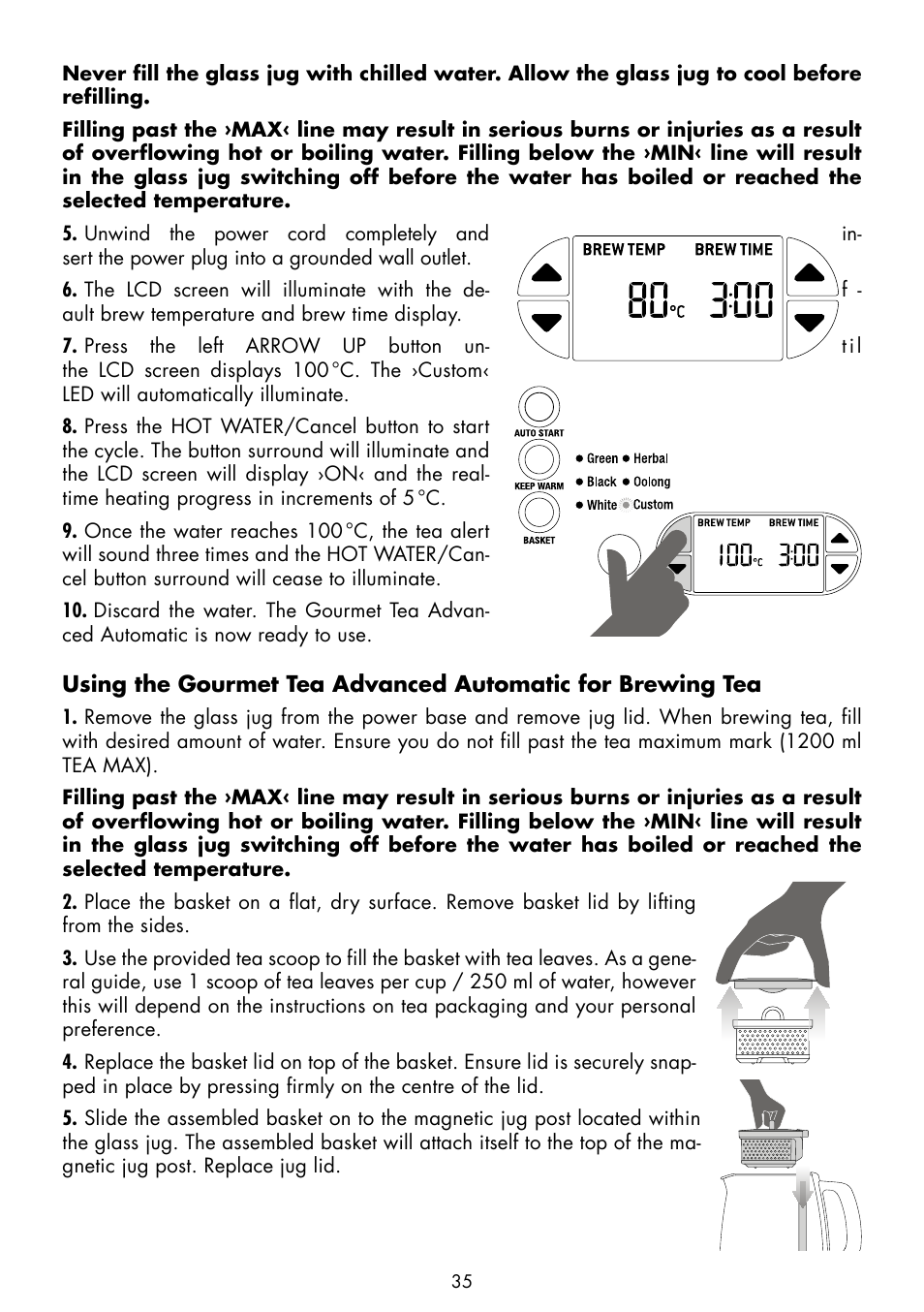 Gastroback 42439 Gourmet Tea Advanced Automatic User Manual | Page 11 / 23