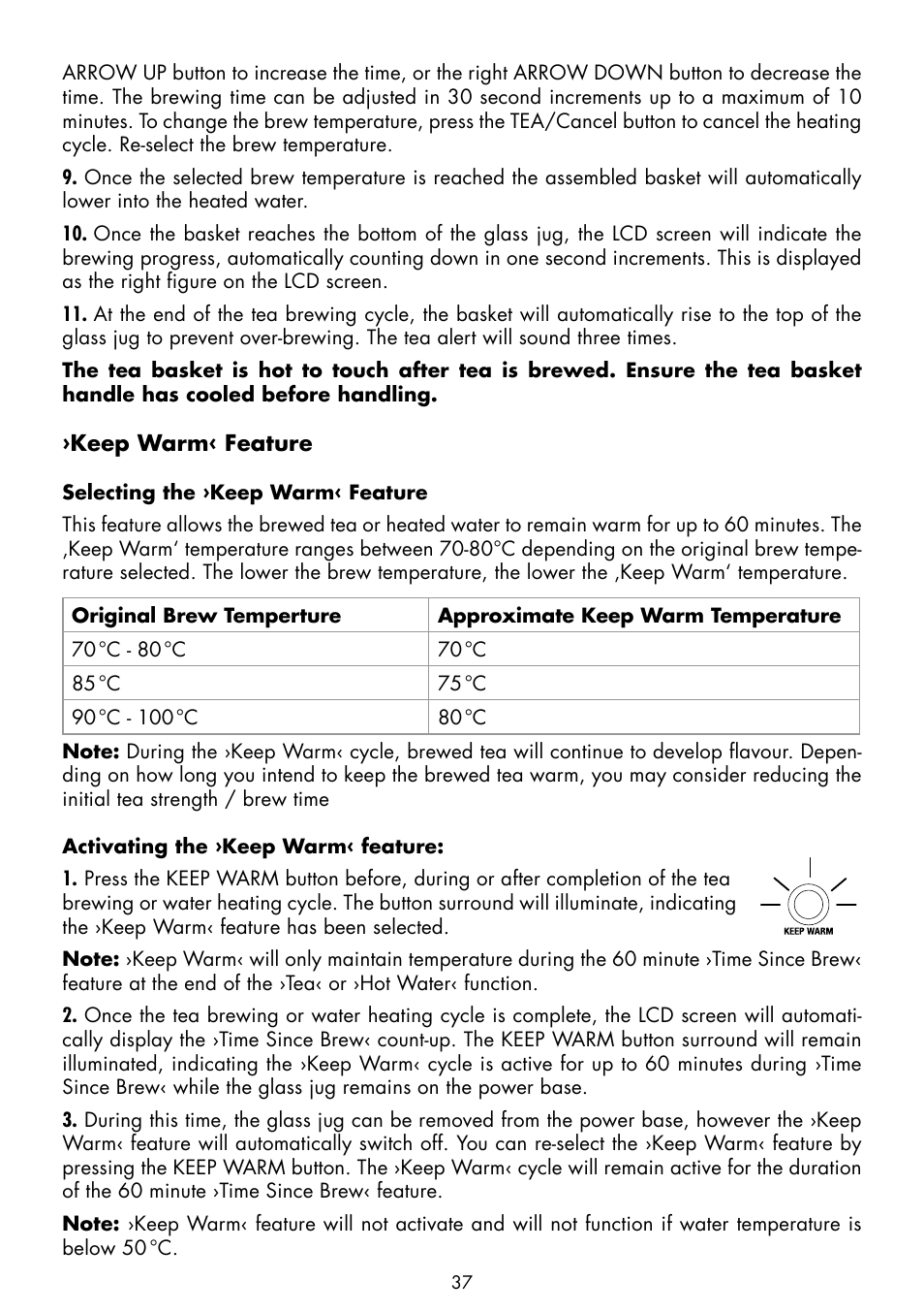 Gastroback 42439 Gourmet Tea Advanced Automatic User Manual | Page 13 / 23