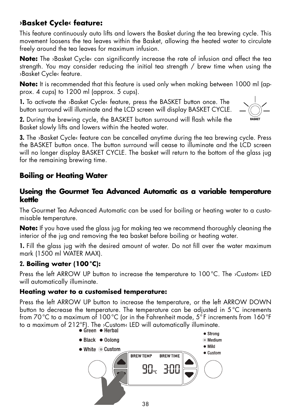 Gastroback 42439 Gourmet Tea Advanced Automatic User Manual | Page 14 / 23