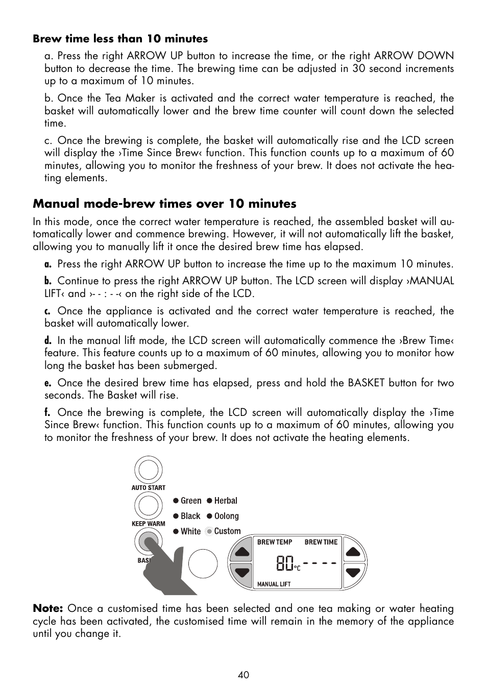 Gastroback 42439 Gourmet Tea Advanced Automatic User Manual | Page 16 / 23