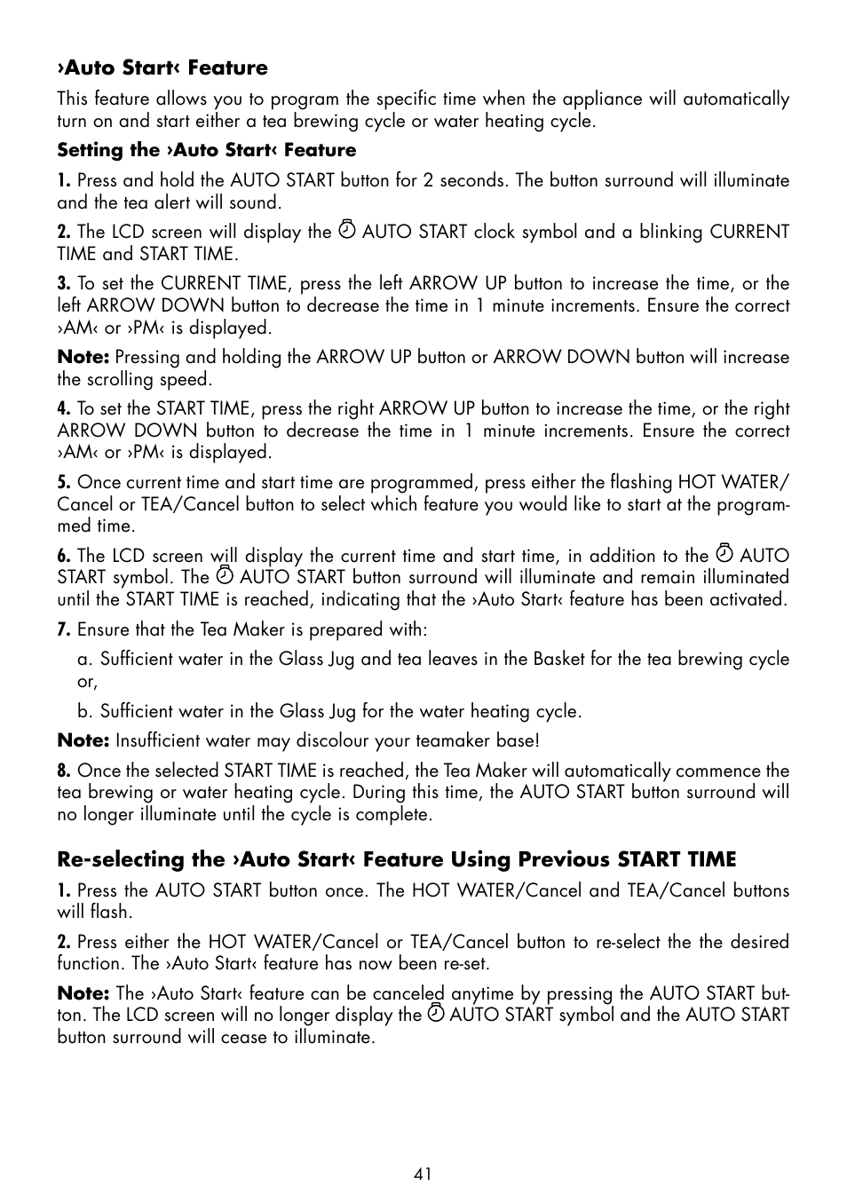 Gastroback 42439 Gourmet Tea Advanced Automatic User Manual | Page 17 / 23