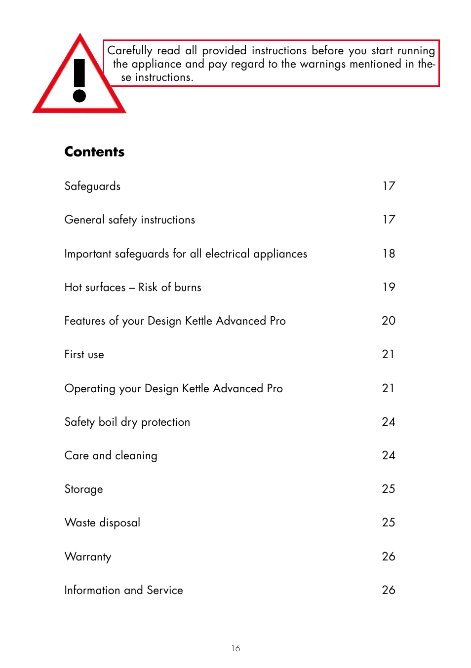 Gastroback 42429 Design Kettle Advanced Pro User Manual | Page 2 / 14