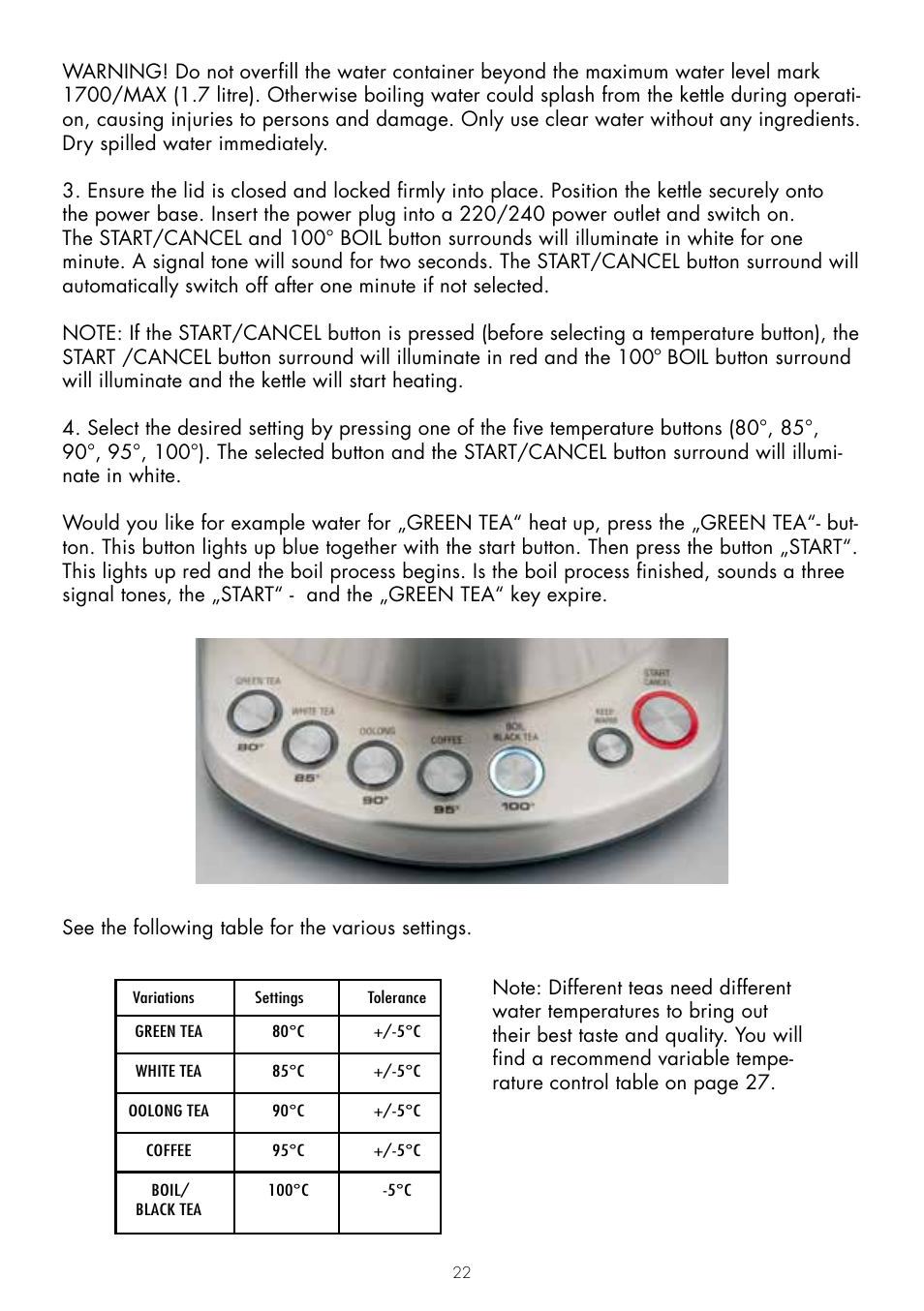Gastroback 42429 Design Kettle Advanced Pro User Manual | Page 8 / 14