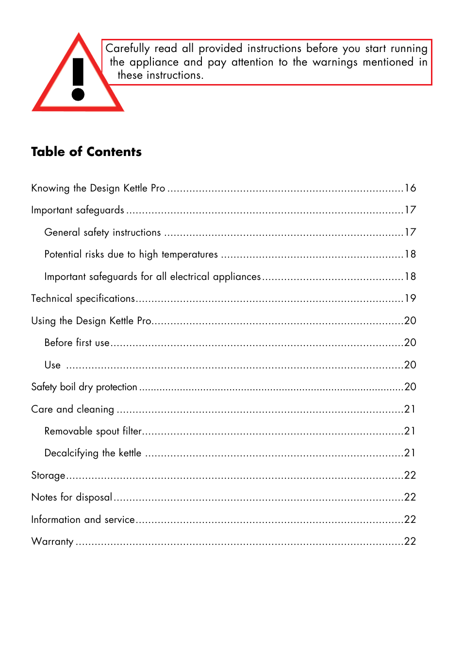 Gastroback 42428 Design Kettle Pro User Manual | Page 2 / 10