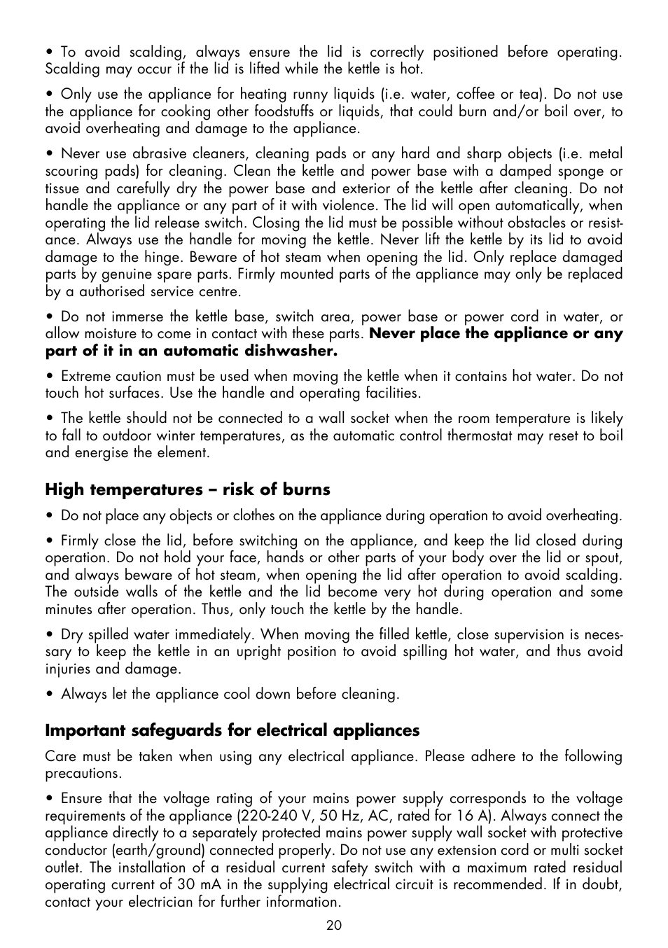 Gastroback 42420 Colour Vision Kettle User Manual | Page 6 / 13
